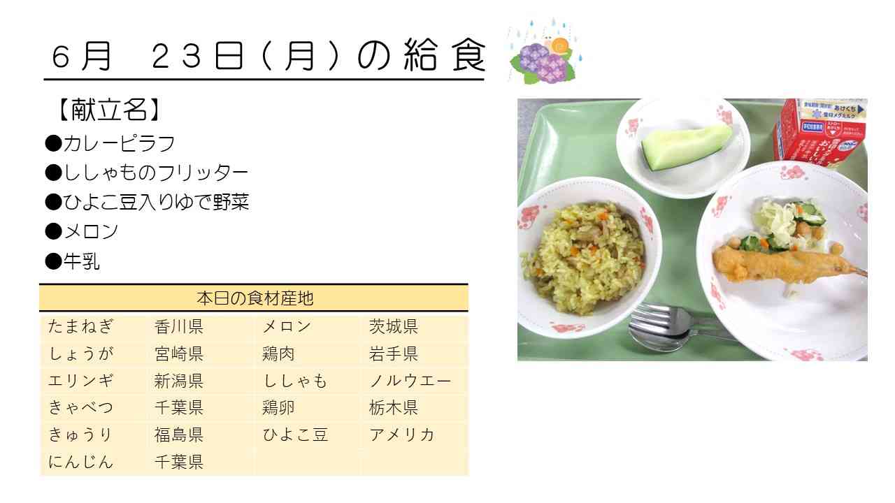 0623給食HP写真