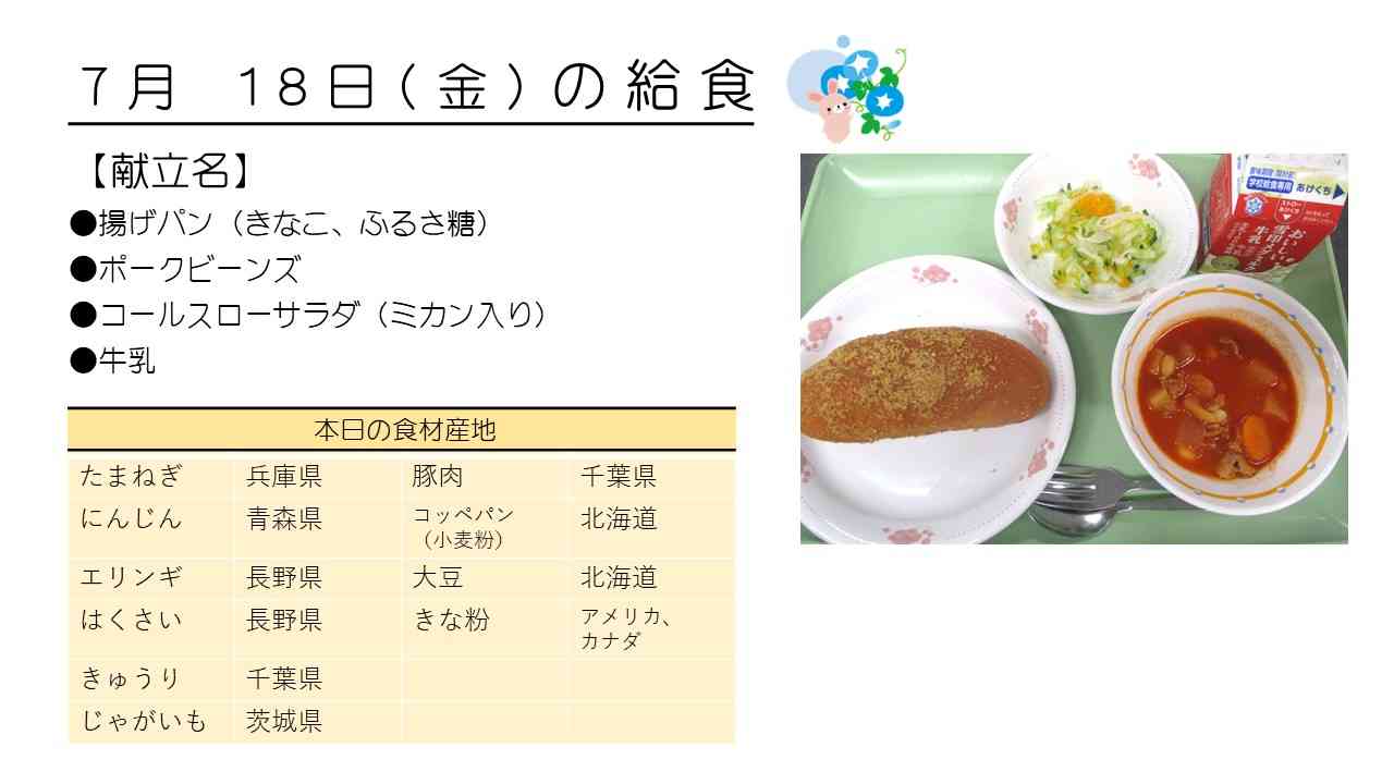 0718給食HP写真