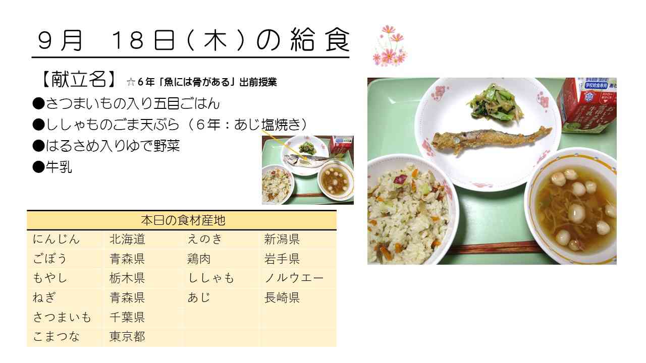 0918給食HP写真