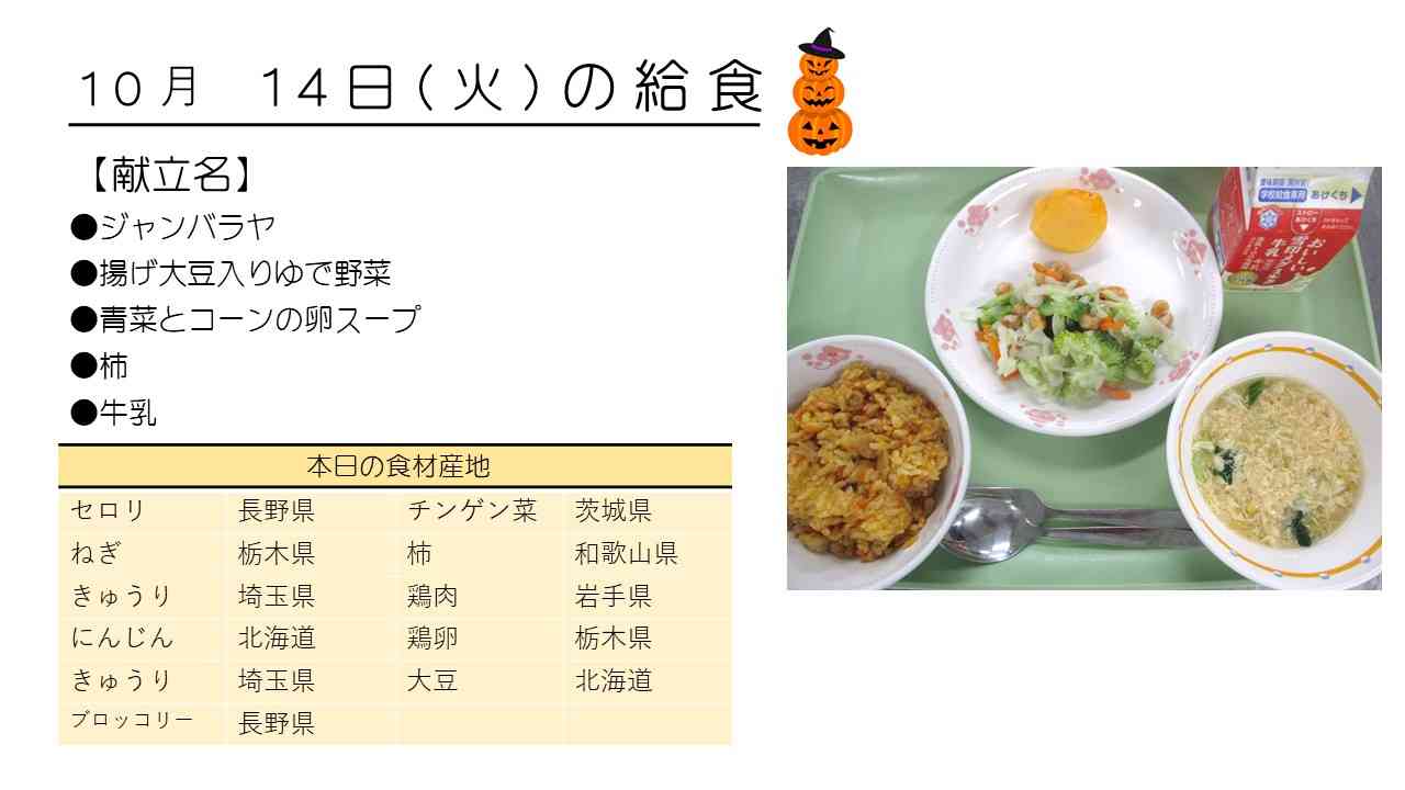 1014給食HP写真