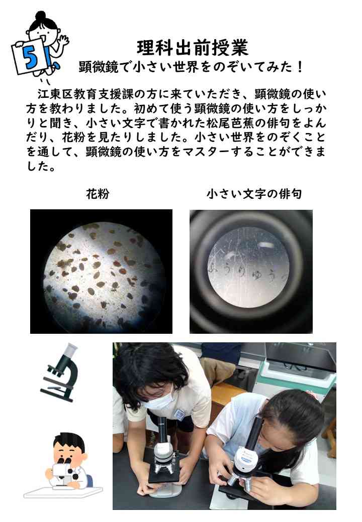 ⑥顕微鏡